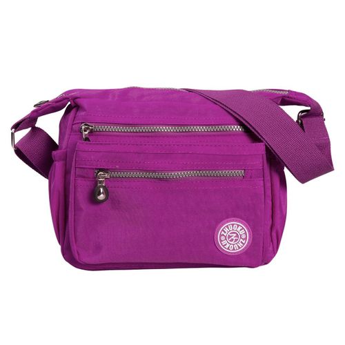 Fashion Women Handbag Tote Messenger Cross Body Bag Handbag Ladies Shoulder Bag Purse Waterproof, Pourpre