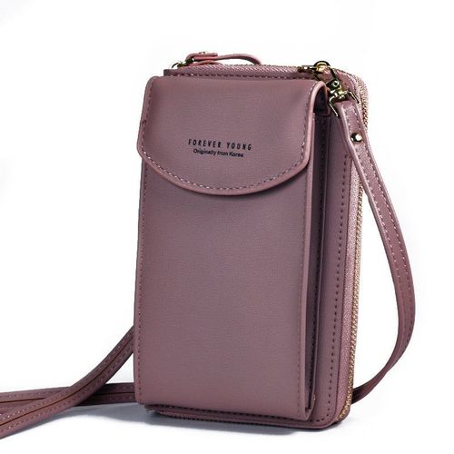 PU Luxury Handbags Womens Bags for Woman Ladies Hand Bags Women's Crossbody Bags Purse Clutch Phone Wallet Shoulder Bag, Violet foncé