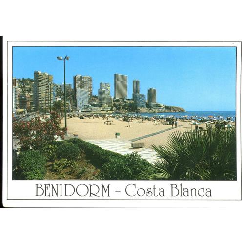 Carte Postale De Benidorm (Espagne) Playa De Levante