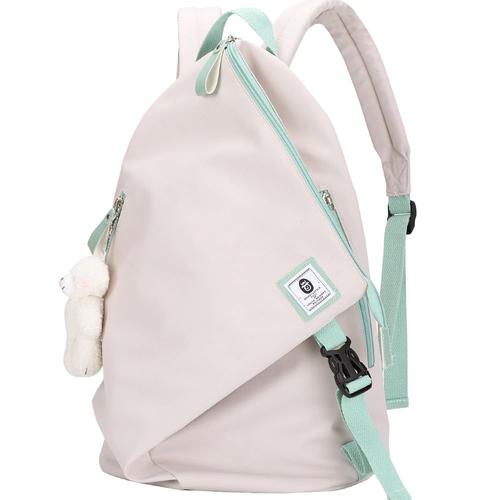 New Backpack damski Fashion School Backpack Women Backpack Personalized School bag for Teenage Girls, O-Blanc