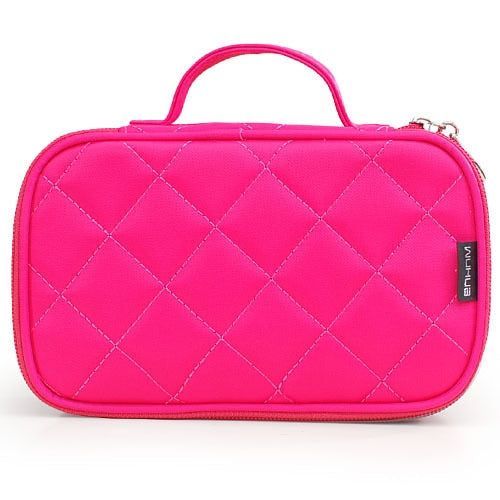 Makeup bag Women Bags Large Waterproof Nylon Travel Cosmetic Bag Organizer Case Necessaries Make Up Wash Toiletry, Rouge