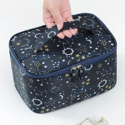 New Large-capacity Cosmetic Bag Travel Convenient Toilet Men's Outdoor Storage Waterproof Women Makeup Case, Soleil Lune Étoile Tatsu