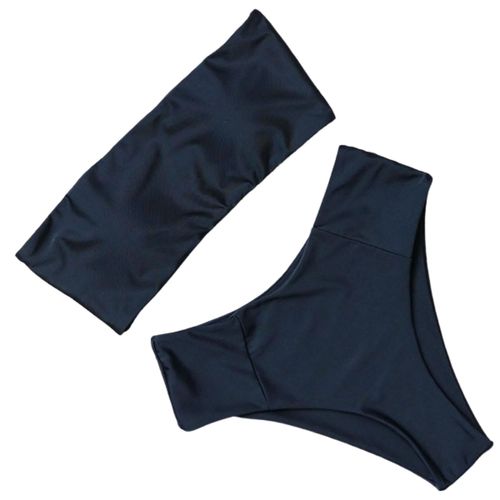 Bikini Women High Waist Set Bathing Push Up Beachwear, B1663bk