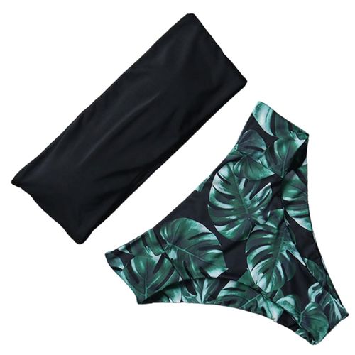 Bikini Women High Waist Set Bathing Push Up Beachwear, B1839bk