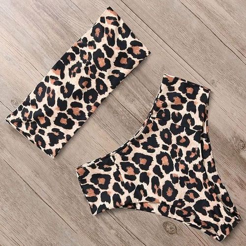 Bikini Women High Waist Set Bathing Push Up Beachwear, B3365lp
