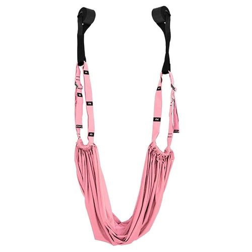 Bande D'étirement Ceinture D'entraînement Réglable Ceintures De Yoga Aide À La Sangle De Pliage Arrière Pour Le Fitness À Domicile, Rose
