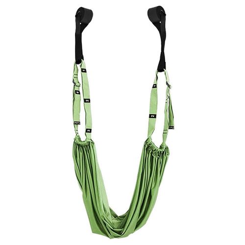 Bande D'étirement Ceinture D'entraînement Réglable Ceintures De Yoga Aide À La Sangle De Pliage Arrière Pour Le Fitness À Domicile, Vert
