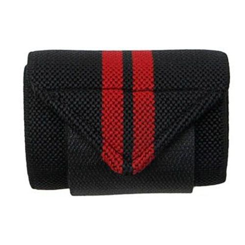 Sangle De Musculation Fitness Gym Sport Wrap Wrap Bandage Bandeau De Soutien De La Main, Noirrouge