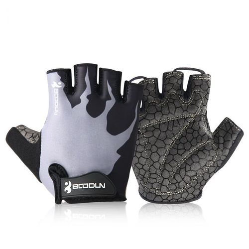 Respirant Anti Slip Gym Gants De Fitness Hommes Femmes Workout Sport Formation Crossfit Exercice Haltérophilie, Gris Noir M