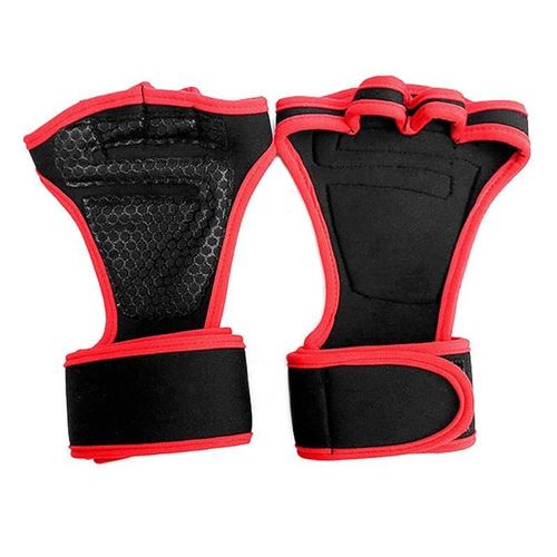 Gym Haltérophilie Formation Bâtiment Sport Femmes Hommes Fitness Body Workout Gants, Rouge L