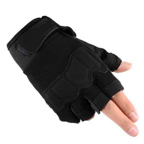 1 Paire De Sports Tactiques Fitness Haltérophilie Gants De Gym Formation Fitness Musculation Séance D'entraînement Wrap Wrap Exercice Pour Hommes, Noir M