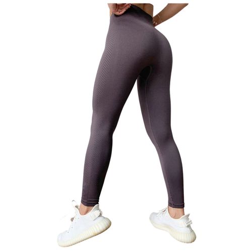 Energy Seamless Women Fitness Pantalon De Yoga Taille Haute Gymnastique Sportive Entraînement Féminin Jambières De Course, Violet S/M