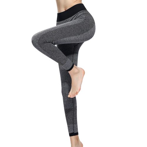 Pantalon De Sport Taille Haute Vêtements De Sport Running Collants D'entraînement Femmes Fitness Yoga Leggings, Gris M