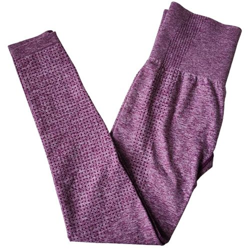Femmes Vital Leggings Sans Couture Gym Yoga Pants Girl Sport, Violet Foncé M
