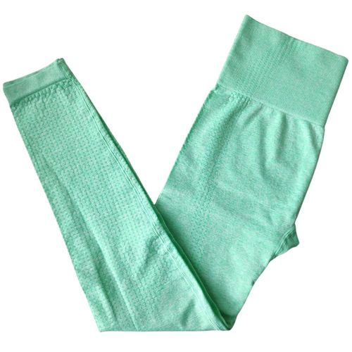 Femmes Vital Leggings Sans Couture Gym Yoga Pants Girl Sport, Vert L