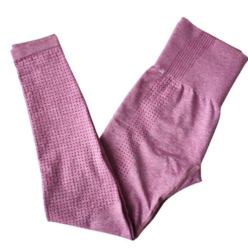 Femmes Vital Leggings Sans Couture Gym Yoga Pants Girl Sport, Dusky Rose M