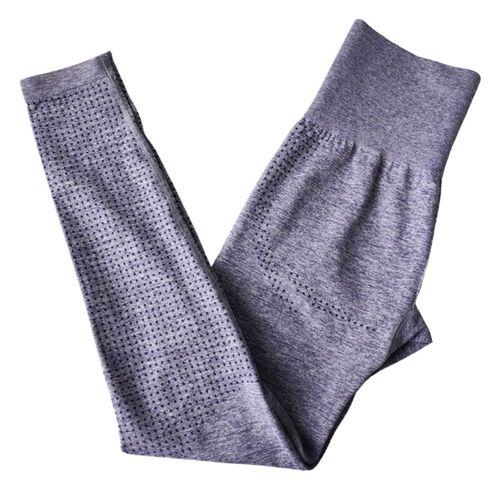 Femmes Vital Leggings Sans Couture Gym Yoga Pants Girl Sport, Steel Bleu L