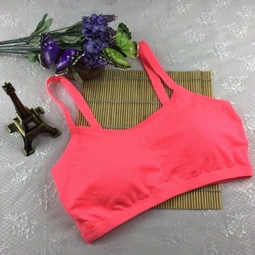 Soutien-Gorge De Yoga De Remise En Forme Pour Les Femmes Gym Workout Running Débardeur Rembourré Athletic Vest Sous-Vêtements Shockproof Push Up, Rose