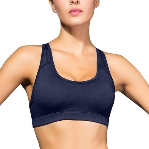 Lot De 3 Soutiens-Gorge De Sport À Dos Nageur Pour Femmes, Bleu Xl