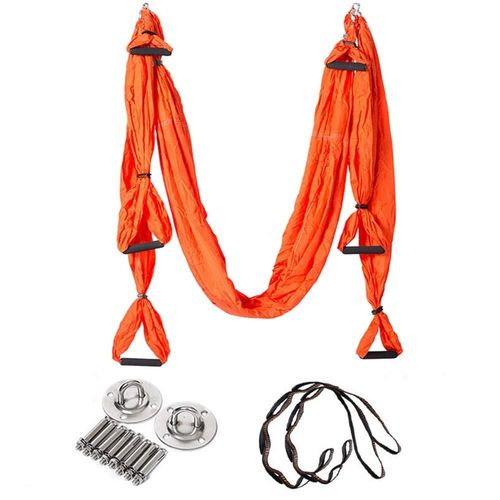 Ensemble Complet Flying-Aerial Yoga, Orange
