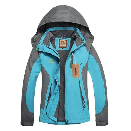Coupe-Vent Imperméable Sportswear Randonnée En Plein Air, Sports De Cyclisme De Voyage, Manteau À Capuche Amovible, Pour Femmes, Rouge M