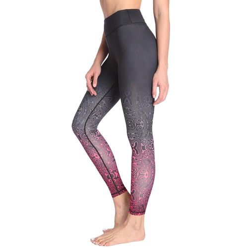 Pantalons De Yoga Pour Sports De Plein Air Pour Femmes Fitness Workout Running Leggings Collants, Rouge M
