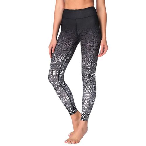 Pantalons De Yoga Pour Sports De Plein Air Pour Femmes Fitness Workout Running Leggings Collants, Gris M