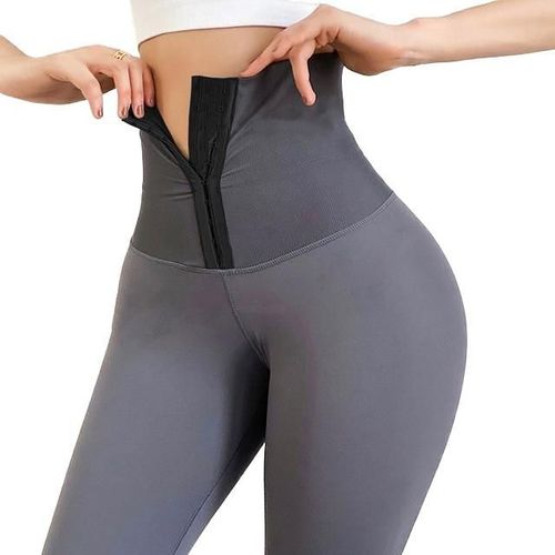 Pantalons De Yoga Pour Femmes Collants De Compression Taille Haute Extensibles Noir Sport Push Up Gym Leggings De Remise En Forme, Gris M