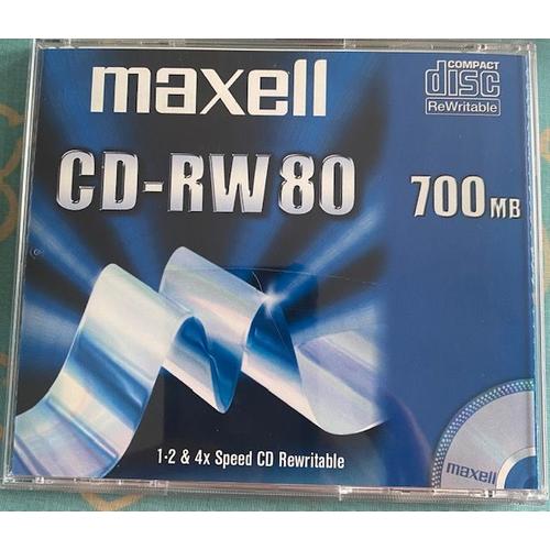 CD-RW 80 700MB Maxell