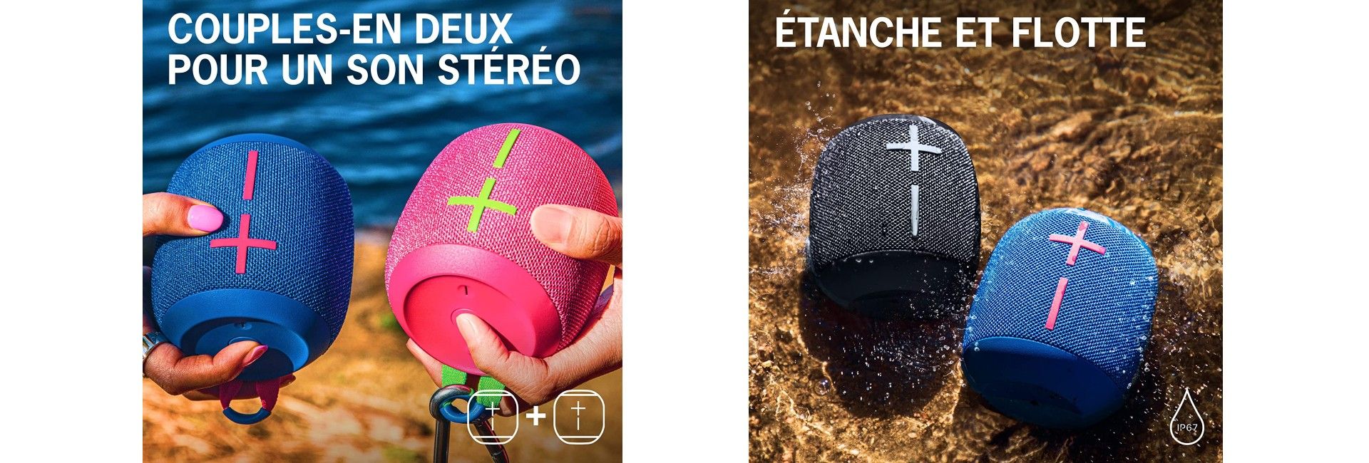 Enceinte Bluetooth sans fil portable ULTIMATE EARS WONDERBOOM 3 Bleu image 1 | Rakuten