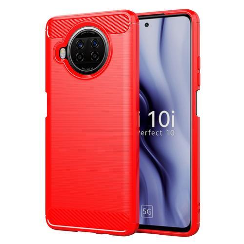 Coque Xiaomi Mi 10i 5g,Etui Pour Xiaomi Mi 10i 5g,Etui En Silicone Pour Xiaomi Mi 10i 5g,Convient A La Xiaomi Mi 10i 5grouge