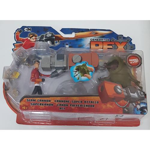 Jeu Jouet Figurine / Generator Rex/ Super Canon / /Dinosaure Rex Et Figurine Et Accessoires/ Mattel