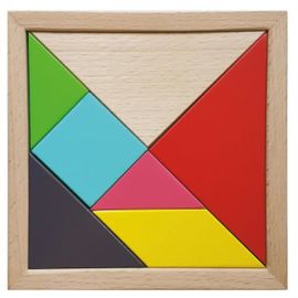 Remember - Jeu En Bois Tangram Multicolore