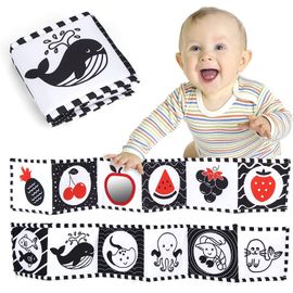 Livre Tissu Bébé Eveil 0 3 6 Mois, Livre Tissu À Suspendre Livre De Naissance Livre Sensoriel Bebe Eveil 0-3 Mois Garçon Fille(Fruit)