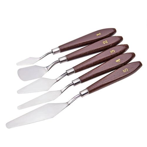 Grattoir et spatule pour palette d'huile de mélange, outils de dessins à  l'aquarelle, accessoire de peinture pour apprenti, racloir et couteau
