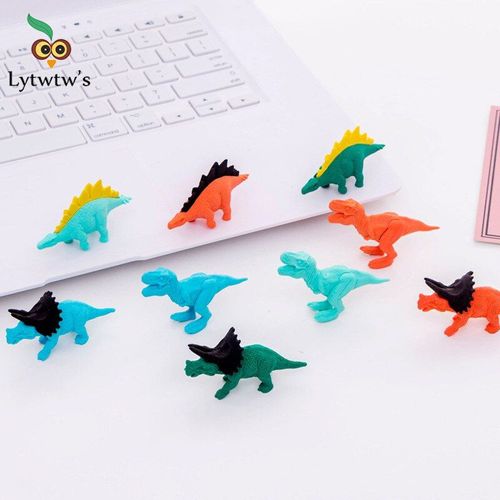 Gomme À Crayon Dinosaure Mignon Kawaii 1 Pièce, Fournitures De Papeterie Scolaire Et De Bureau, Joli Cadeau Amusant Et Créatif