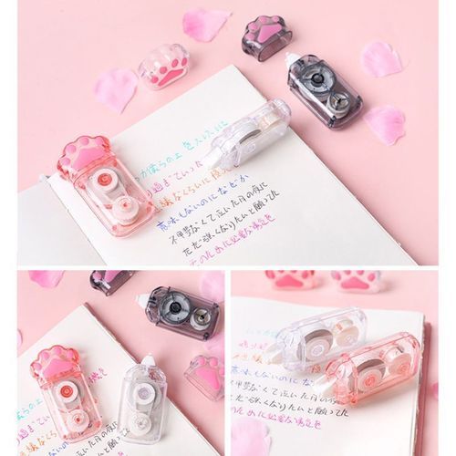 Bande Correctrice Patte De Chat Mignon, Papeterie Correctrice Modifiée Pour Élèves, Fournitures Scolaires Kawaii