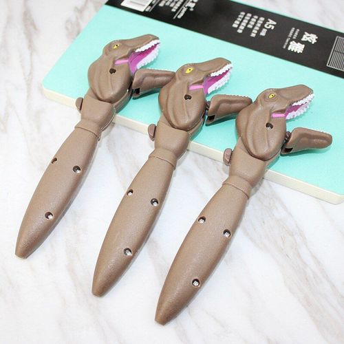Stylo À Bille Mignon, 4 Pièces, Créatif, Bouche De Dinosaure Tyrannosaure, Papeterie Fournitures Scolaires, Cadeaux De Bureau, Kawaii