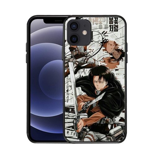 Coque De Téléphone Portable Dessin Animé Japonais Titan, Étui Mat Transparent Pour Iphone 7 8 11 12 13 Plus Mini X Xs Xr Pro Max
