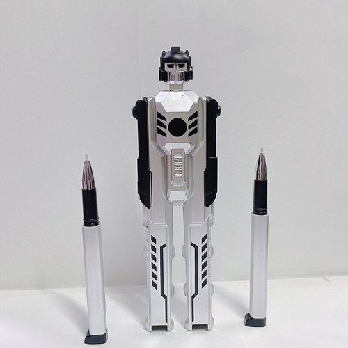 Stylo À Gel À Encre Noire, Robot À Déformation Créative, 0.5mm, Pour Garçon, Détachable, Pour Journal Intime, Apprentissage, Écriture, Examens, Fournitures De Bureau, Cadeau