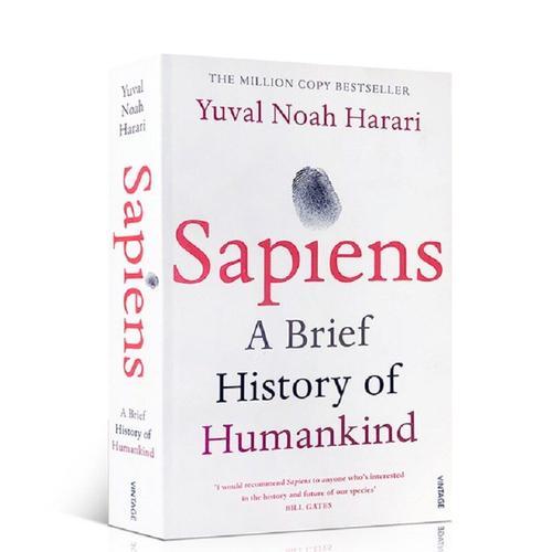 Sapiens: Une Brève Histoire De L'homme, Yuval, Noah, Harari, Livres En Anglais, Livres D'histoire Astronomique, Livre De Lecture Extra-Scolaire