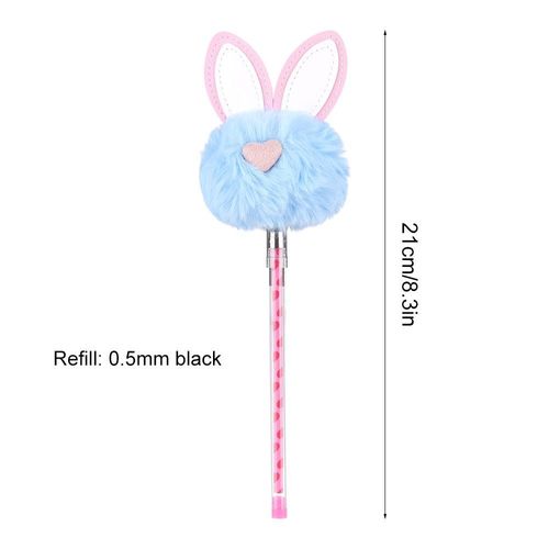 Boîte À Stylos À Fermeture Éclair Colorée Arc-En-Ciel, Pochette De Maquillage, Sac De Rangement En Fausse Fourrure Douce, Papeterie Fournitures Scolaires, Cadeau Pour Enfant 1 Pièce