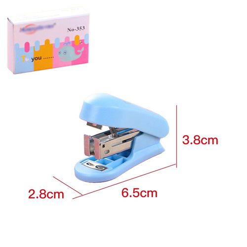 1 Pièces Mini Agrafes Ensemble Bureau Reliure Papeterie Pour Bureau Reliure Petite Entreprise Fournitures École Étudiant Papeterie Ensemble
