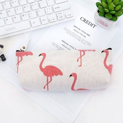 Étui À Crayons En Toile Ours, Mignon, Plusieurs Styles, 1 Pièce, Papeterie, Sac À Crayons Étudiant Cadeaux École Bureau, Pochette À Crayons Lovelty