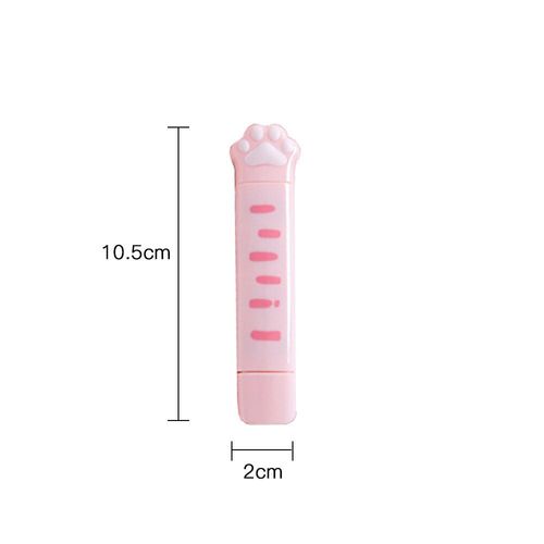 Bande Correctrice Patte De Chat 2 En 1, Bande Correctrice Mignonne Kawaii, Nouveauté, Double Tête, Colle Pointue, Fournitures De Papeterie Scolaire Et De Bureau Pour Étudiants