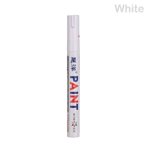 Stylo De Peinture En Caoutchouc Imperméable Coloré Pour Pneus De Voiture, 1 Pièce, Outil Applicateur De Réparation Des Rayures Permanentes, Stylo Marqueur De Peinture À Séchage Rapide