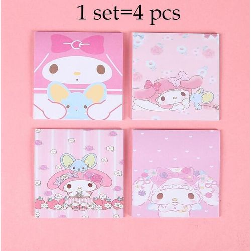 Bloc-Notes Lapin Et Chien, Étiquette Autocollante, Mignon N Times, Marque-Page, Papeterie, Fournitures Scolaires, Vente En Gros, 32 Jeux/Lot