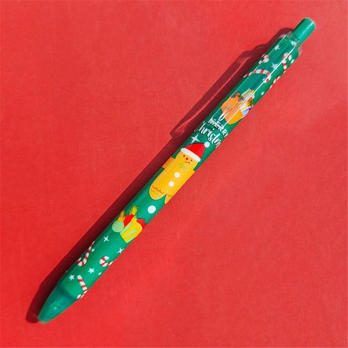 Stylo À Bille Style Dessin Animé De Noël, Stylo En Forme D'arbre De Noël, De Cerf, Papeterie Scolaire Primaire Pour Étudiants, Cadeaux De Noël