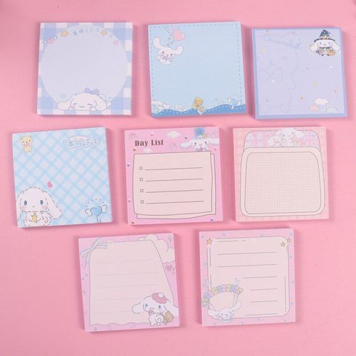 Bloc-Notes Chien Mignon Kawaii, Étiquette Autocollante, Signet, Papeterie Cadeau, Fournitures Scolaires, 24 Pièces/Lot
