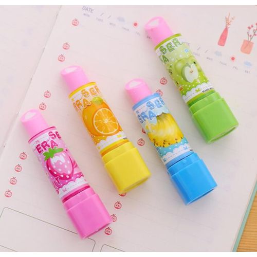 Gommes À Lèvres Créatives Fruits Chat, 48 Pièces/Lot, Gomme À Crayon En Caoutchouc Pour Dessin Écriture Kawaii, Papeterie Cadeaux Pour Enfants, Fournitures Scolaires